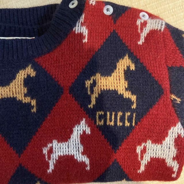 Gucci(グッチ)の更新　GUCCI キッズ　セーター キッズ/ベビー/マタニティのキッズ服男の子用(90cm~)(ニット)の商品写真