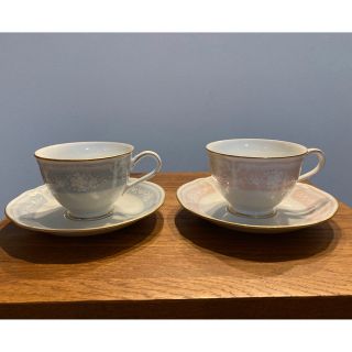 ノリタケ(Noritake)のノリタケ カップ&ソーサー レースウッドゴールド(食器)