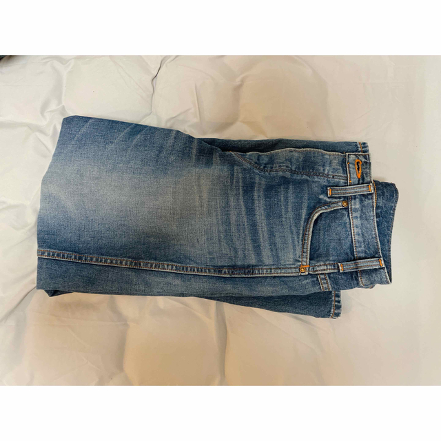 Lee(リー)のLEE THE DENIM  バックバックル ワイドワーク　デニムパンツ レディースのパンツ(デニム/ジーンズ)の商品写真