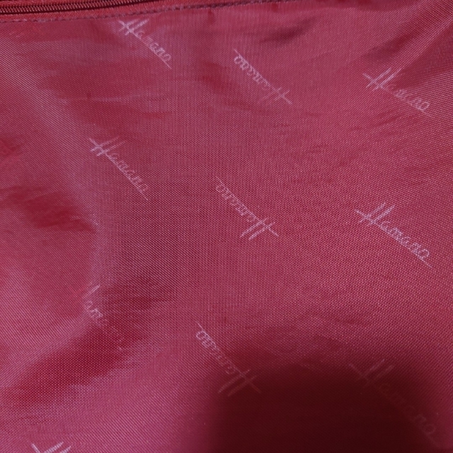 濱野皮革工藝/HAMANO(ハマノヒカクコウゲイ)のヴィンテージ ハマノ トートバック 綺麗な赤 本皮 HAMANO A4ok 老舗 レディースのバッグ(トートバッグ)の商品写真