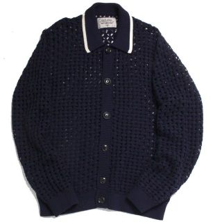 ビームス(BEAMS)の23SS BEAMS ANTI VINTAGE MESH KNIT SHIRT(カーディガン)