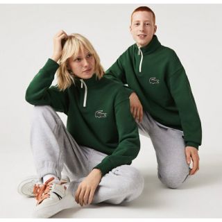 ラコステ(LACOSTE)のラコステ　ハーフジップトレーナー(スウェット)