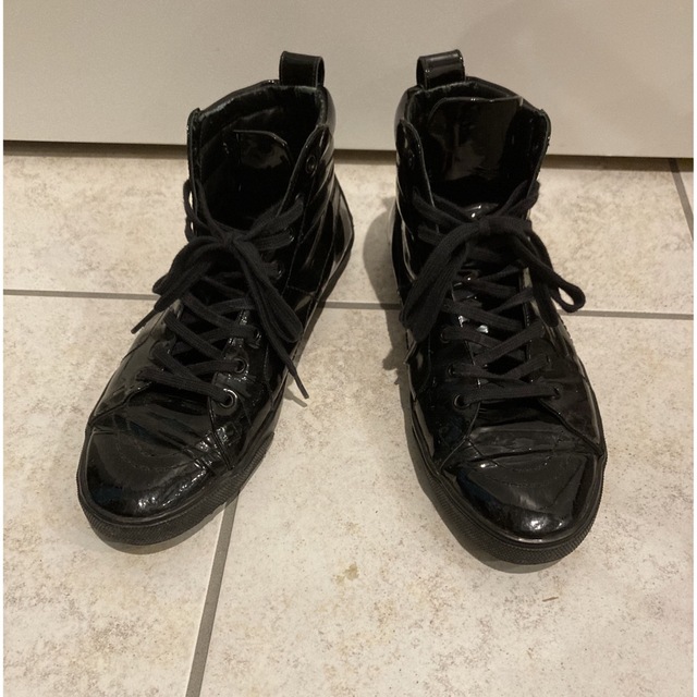 美品☆イヴサンローラン YVES SAINT LAURENT エナメルスニーカー 有名