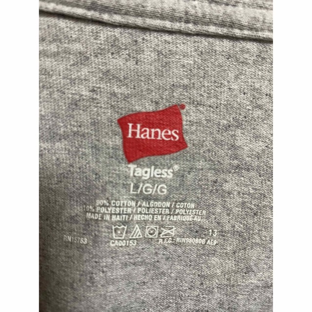 Hanes(ヘインズ)のHanes  USA  半袖Tシャツ  Lサイズ メンズのトップス(Tシャツ/カットソー(半袖/袖なし))の商品写真