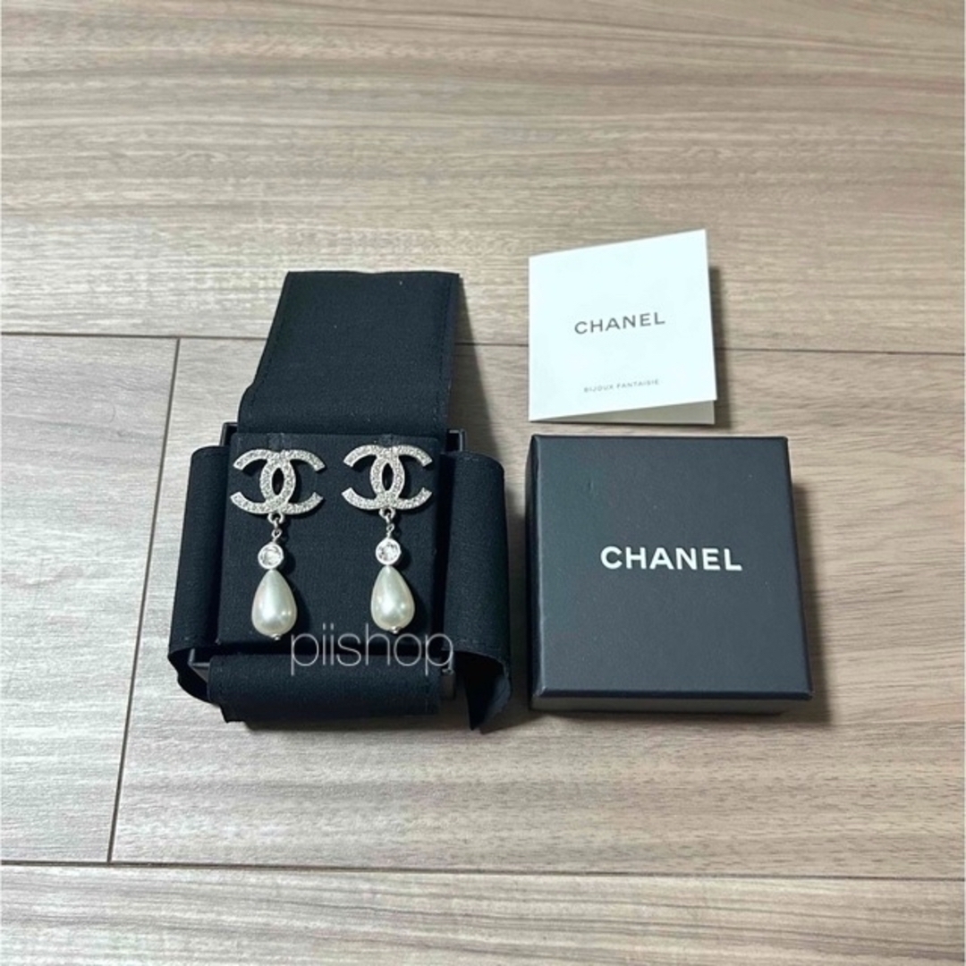 CHANEL シャネル　ピアス　パール　スワロフスキー　ココマーク　ネックレス