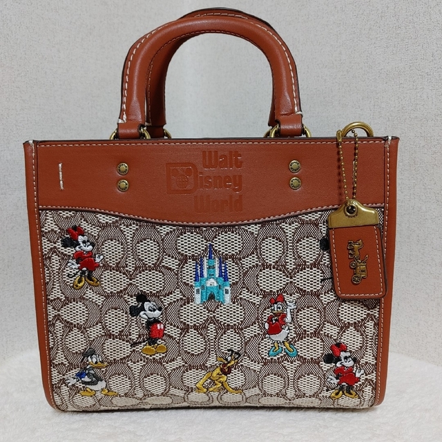 coach トートバッグ ショルダー ローグ25 ディズニー ミッキー フレンズ | フリマアプリ ラクマ