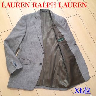 ラルフローレン(Ralph Lauren)の極美品 ラルフローレン リネン100％ テーラードジャケット XL位 A564(テーラードジャケット)