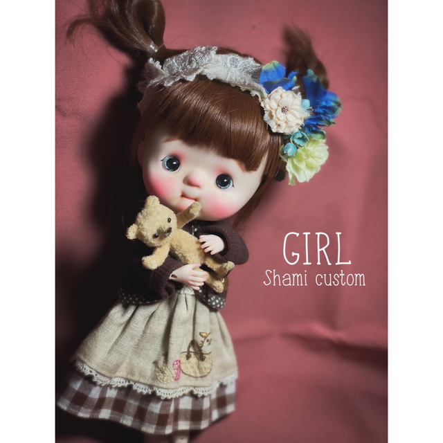 bjd版　qbaby doll ◆ カスタムドール　Qbaby ハンドメイドのぬいぐるみ/人形(人形)の商品写真