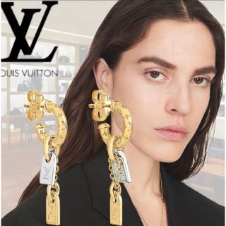 ルイヴィトン(LOUIS VUITTON)のルイヴィトン　人気完売ブックル ドレイユ・ナノグラム プラネット ピアスLV(ピアス)