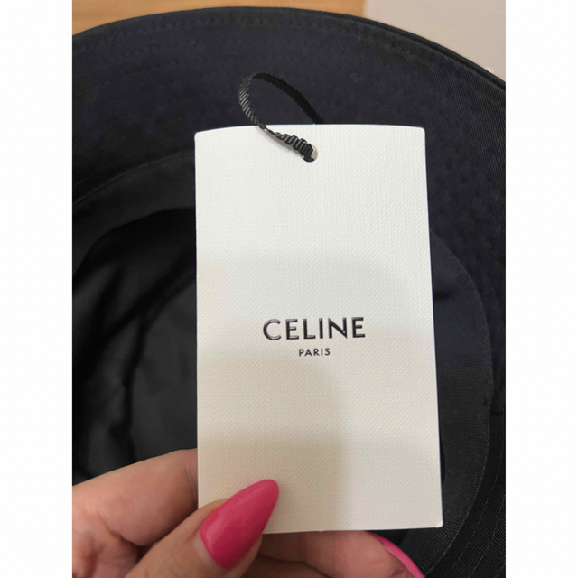 celine(セリーヌ)のCELINE セリーヌ　バケット　ハット　L ブラック　キャップ メンズの帽子(ハット)の商品写真