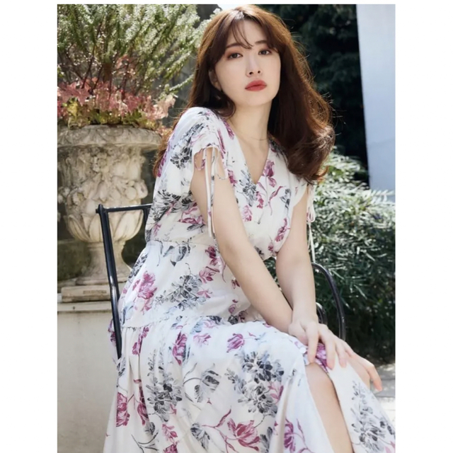 Her lip to(ハーリップトゥ)の【新品】herlipto Full Of Love Long Dress レディースのワンピース(ロングワンピース/マキシワンピース)の商品写真