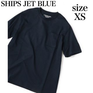 シップスジェットブルー(SHIPS JET BLUE)の【Begin掲載】SHIPS JET BLUE 天竺ポケットTシャツ　ネイビー(Tシャツ/カットソー(半袖/袖なし))