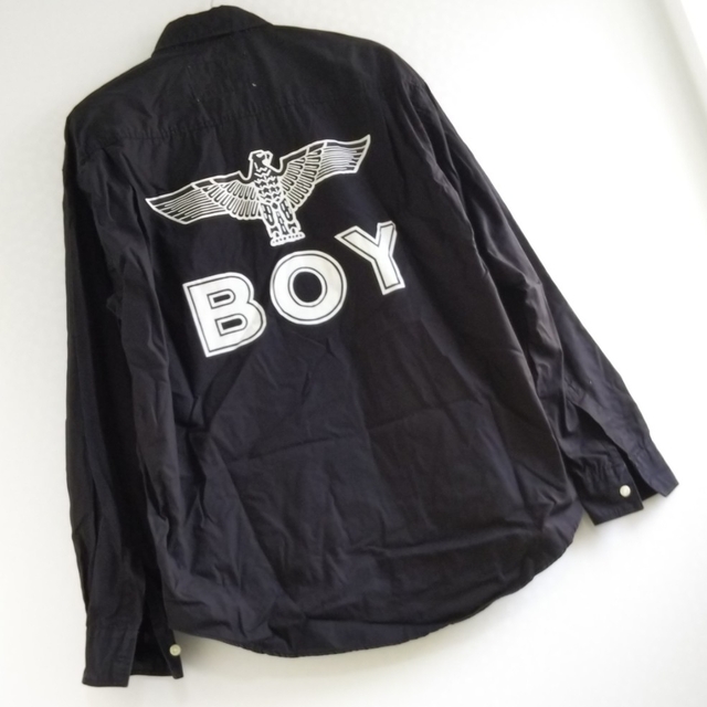 ◆B4 入手困難 レア 当時物 80s 90s BOY LONDON シャツ 黒