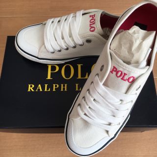 ポロラルフローレン(POLO RALPH LAUREN)の新品❤️限定1入荷❤️ラルフローレン スニーカー ホワイト(スニーカー)