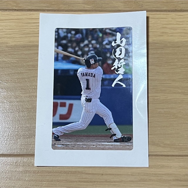 東京ヤクルトスワローズ山田哲人　ステッカー スポーツ/アウトドアの野球(応援グッズ)の商品写真