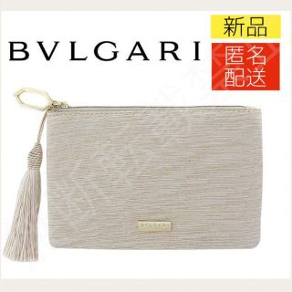 ブルガリ(BVLGARI)のBVLGARI ブルガリ ゴールドフラットポーチ ノベルティ 新品(その他)