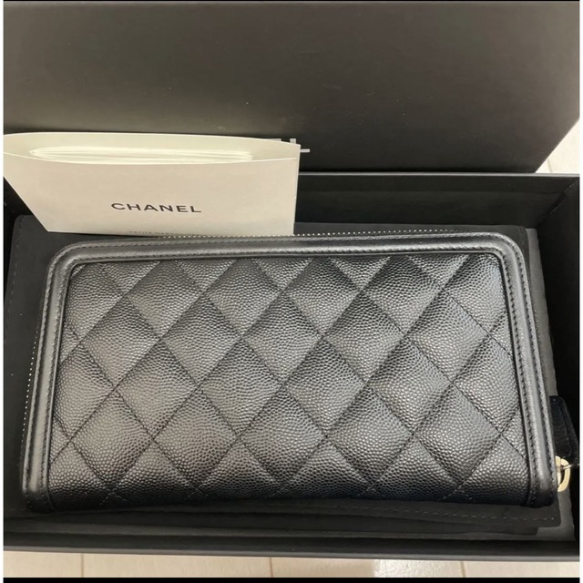 CHANEL フィリグリー　長財布　キャビアスキン