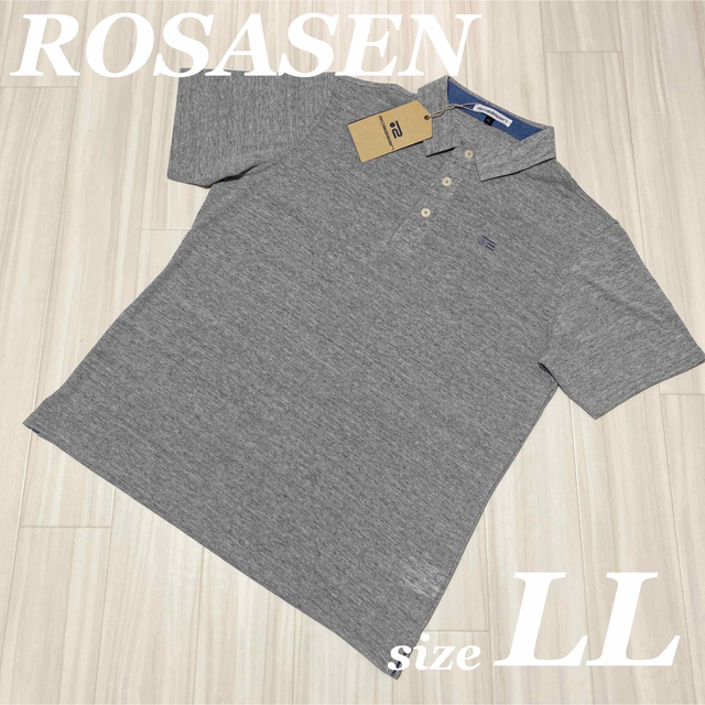 ROSASEN(ロサーゼン)のROSASEN エステルスラブ シャツ ポロシャツ メンズ ロサーセン 半袖 スポーツ/アウトドアのゴルフ(ウエア)の商品写真