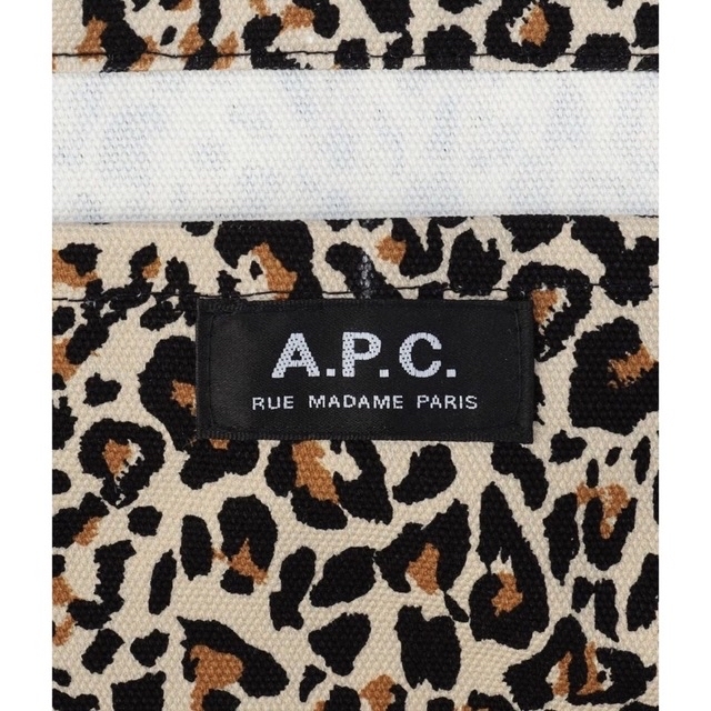 A.P.C トートバッグ　レオパード　ヒョウ柄