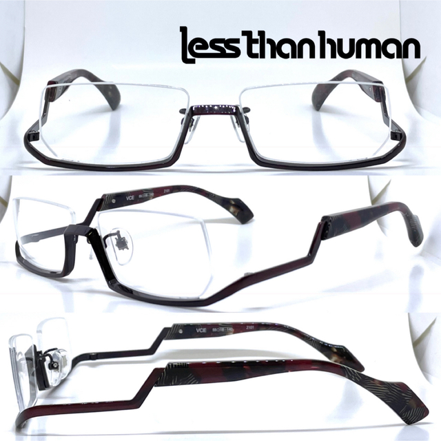 LESS THAN HUMAN(レスザンヒューマン)の1本限定 特別価格 レスザンヒューマン メガネ VCE 2101 メンズのファッション小物(サングラス/メガネ)の商品写真