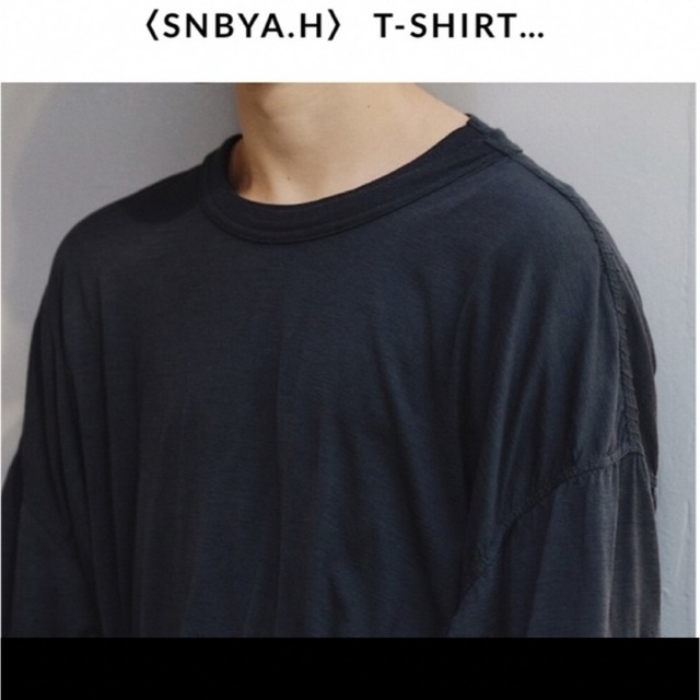 【SNBYA.H】100% WASHABLE MERINO TEE SS