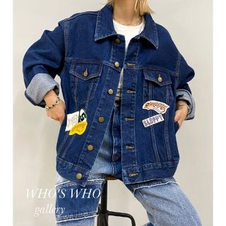 フーズフーギャラリー(WHO'S WHO gallery)の新品 WHO'S WHO gallery SLOPPYワッペン付Gジャン(Gジャン/デニムジャケット)