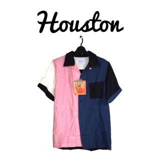 新品タグ付き HOUSTON クレイジーカラー ボーリングシャツ 開襟シャツ(シャツ)