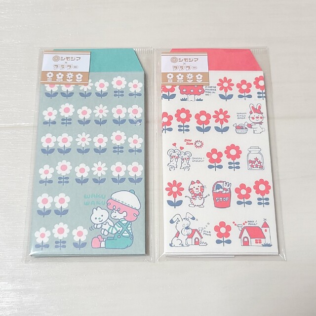 SHIMOJIMA - シャンブル限定 シモジマ×フラワー 文房具 メモ帳