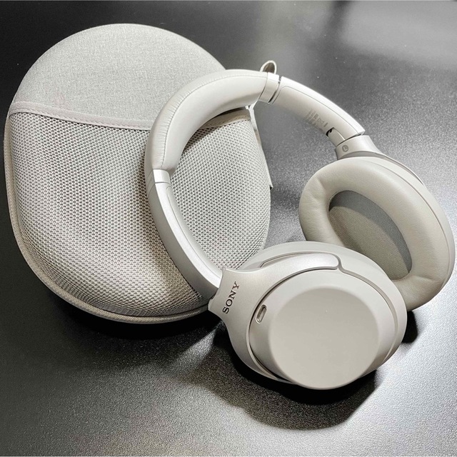 美品】SONY WH-1000XM3 プラチナシルバー ヘッドホン-