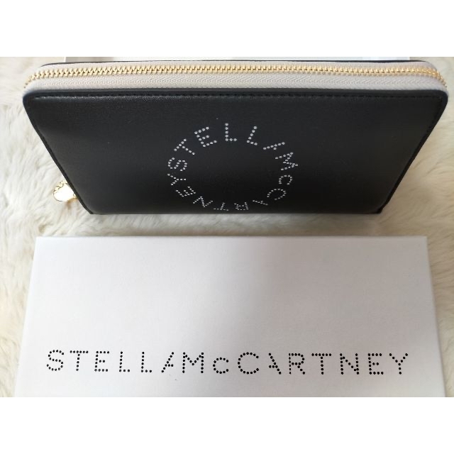 Stella McCartneyステラ ロゴ 長財布 ブラック-