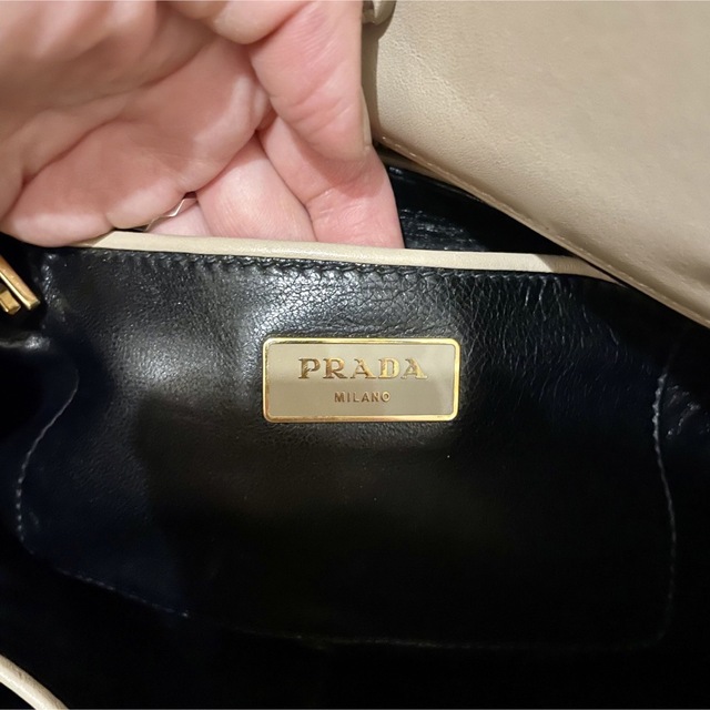 PRADA プラダ ガレリア サフィアーノ バイカラー ミラノ本店限定カラー