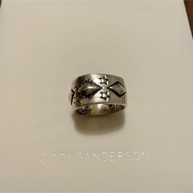 Chrome Hearts(クロムハーツ)のCODY SANDERSON ロングダイヤモンドスタースクエアリング メンズのアクセサリー(リング(指輪))の商品写真