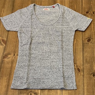 ハリウッドランチマーケット(HOLLYWOOD RANCH MARKET)のハリラン✳︎Tシャツ✳︎グレー✳︎Uネット✳︎半袖(Tシャツ(半袖/袖なし))