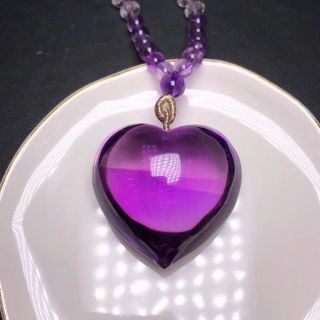 天然】アメジスト ネックレス 37*36*24mm-