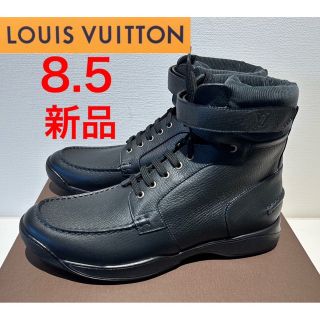 新品❗️ LOUISVUITTON ブラックレザー ハイカットブーツ