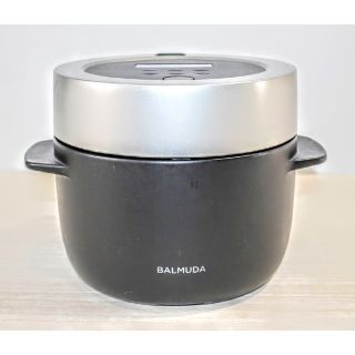 バルミューダ(BALMUDA)のバルミューダ炊飯器3合炊き　BALMUDA The Gohan  K03A-BK(炊飯器)