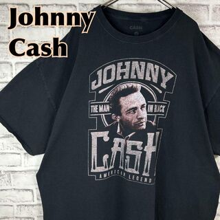 ミュージックティー(MUSIC TEE)のJohnny Cash ジョニー・キャッシュ 歌手 人物 Tシャツ 半袖 輸入品(Tシャツ/カットソー(半袖/袖なし))