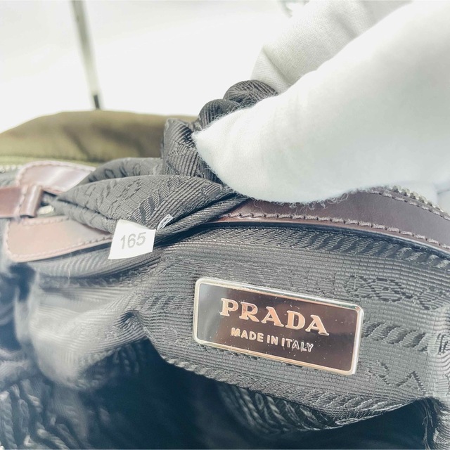 PRADA プラダ　ハンドバッグ　トートバッグ　カデナ　ナイロン　ブラック