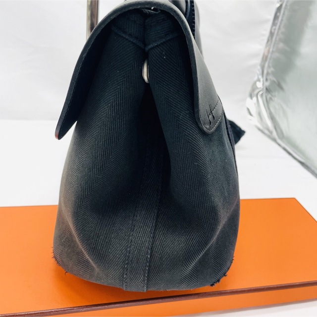 HERMES エルメス ヴァルパライソ PM トートバッグ ハンドバッグ 黒