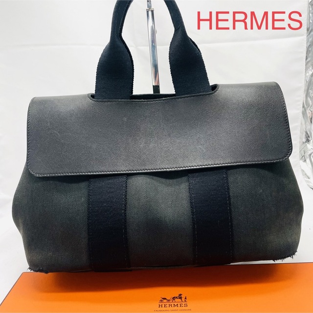 HERMES エルメス　ヴァルパライソ　PM トートバッグ　ハンドバッグ　黒