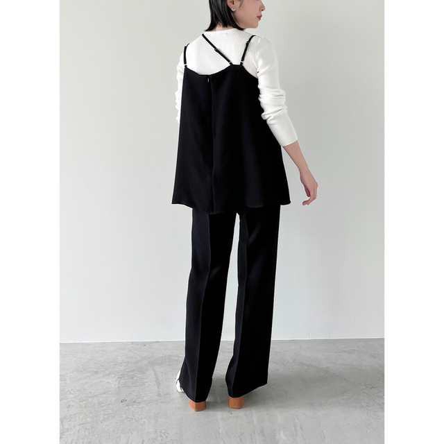 ルーニィ23年新品☆2点セットアップフクレジャガードキャミブラウス