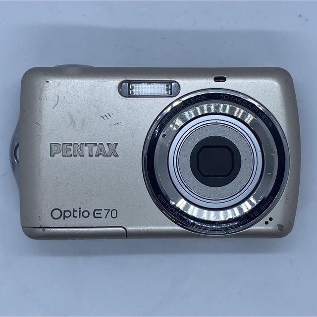 PENTAX OPTIO E70 デジカメ コンデジ 単三電池 | フリマアプリ ラクマ