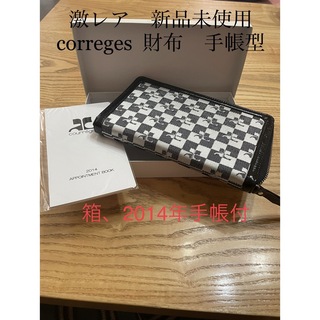 クレージュ(Courreges)の☆レア☆ correges クレージュ　手帳型　財布　新品未使用(財布)