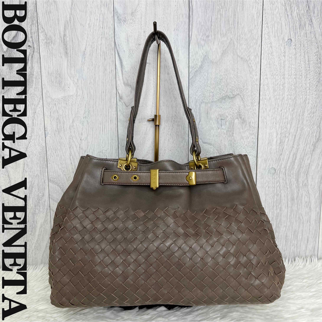 ボッテガヴェネタ BOTTEGA VENETA 美品ハンドバッグイントレチャート