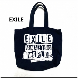 エグザイル(EXILE)のEXILE 2015LIVE TOURトートバッグ　黒(ミュージシャン)