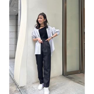 ルーニィ23年新品★2点セットアップフクレジャガードキャミブラウス×フレアパンツ