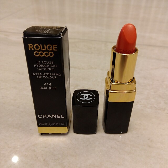 CHANEL　シャネル　口紅　ROUGE COCO　414 SARI DORE'