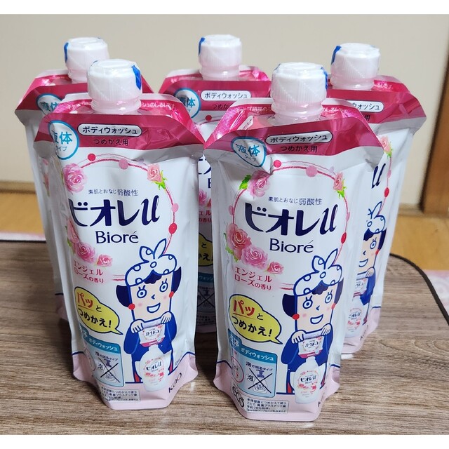 91%OFF!】 ビオレu エンジェルローズの香り さっぱりさらさら つめかえ用 340ml