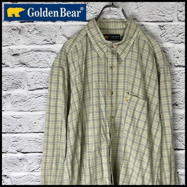 Golden Bear　ゴールデンベア　シャツ　チェックシャツ　メンズ【L】