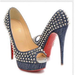 ルブタン(Christian Louboutin) デニム ハイヒール/パンプス